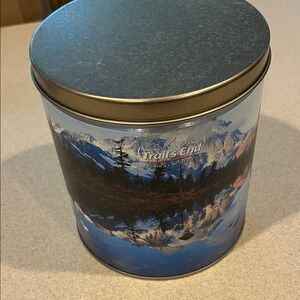 Trail's End Scenic Tin Container